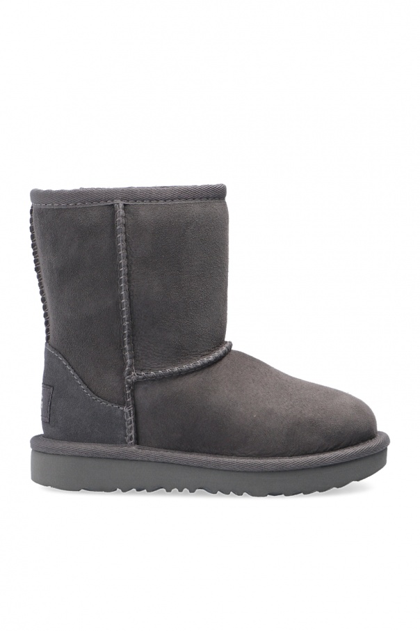 UGG Kids ‘T-Classic’ suede snow forrada